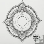 Eclipse blade forming through mist, tattoo fl… – tattoo sketch (№1752254787_0, 11.07.2025 17:26) — tattoovalue.net