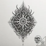 Undying roots binding shattered relic, tattoo… – tattoo sketch (№1752257046_0, 11.07.2025 18:04) — tattoovalue.net