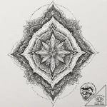 S, ink illustration for tattoo, dotwork tatto… – tattoo sketch (№1752262412_0, 11.07.2025 19:33) — tattoovalue.net