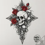 Ethereal roots devouring light, tattoo drawin… – tattoo sketch (№1752269452_0, 11.07.2025 21:30) — tattoovalue.net
