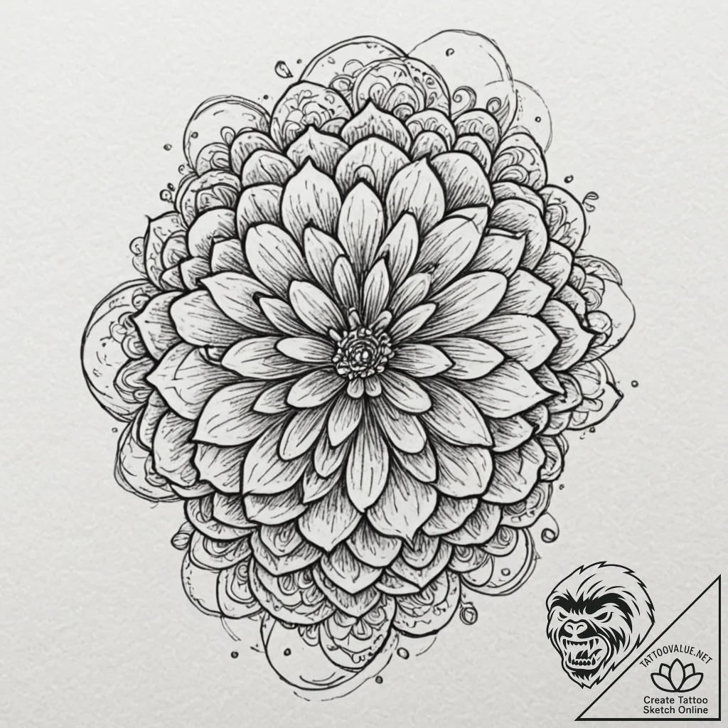 Sky, tattoo drawing outline, masterpiece, bes... - tattoo sketch (№1752270454_0, 11.07.2025 21:47) — tattoovalue.net