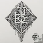 Tetris blocks, fitting together, tattoo drawi… – tattoo sketch (№1752270536_0, 11.07.2025 21:48) — tattoovalue.net