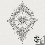 Trident of poseidon dripping with seawater, t… – tattoo sketch (№1752273200_0, 11.07.2025 22:33) — tattoovalue.net