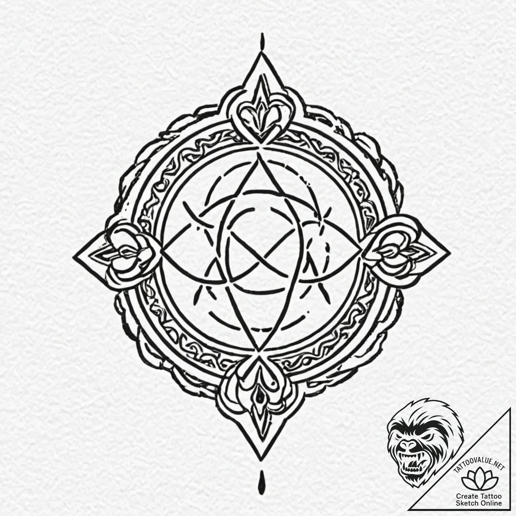 Maya (symbols) - tattoo sketch (№1752273357_0, 11.07.2025 22:35) — tattoovalue.net