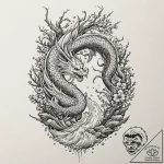 Druid altar overgrown with moss, tattoo sketc… – tattoo sketch (№1752273515_0, 11.07.2025 22:38) — tattoovalue.net