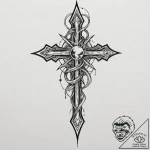Quartz talon gripping relic, tattoo flash she… – tattoo sketch (№1752273915_0, 11.07.2025 22:45) — tattoovalue.net