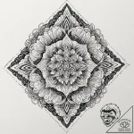 T, tattoo line art, highly detailed, intricat… – tattoo sketch (№1752274502_0, 11.07.2025 22:55) — tattoovalue.net
