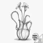 Pitcher plant – tattoo sketch (№1752276861_0, 11.07.2025 23:34) — tattoovalue.net