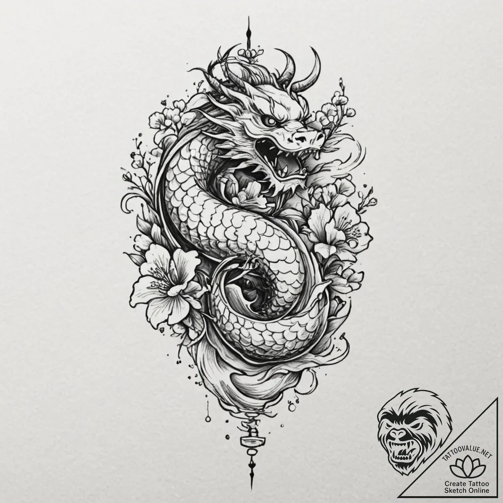 Spirit lantern flickering in void, tattoo dra... - tattoo sketch (№1752278046_0, 11.07.2025 23:54) — tattoovalue.net