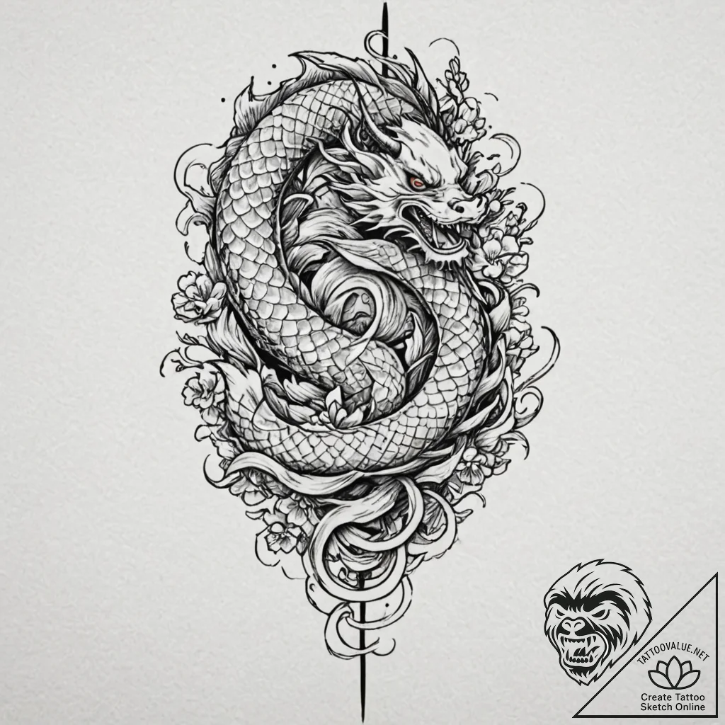 A sacrificial dagger on an altar, tattoo draw... - tattoo sketch (№1752281812_0, 12.07.2025 00:56) — tattoovalue.net