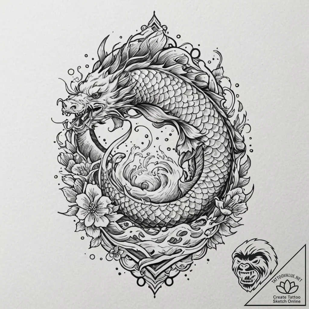 A retro cassette tape unspooling, concept art... - tattoo sketch (№1752285924_0, 12.07.2025 02:05) — tattoovalue.net