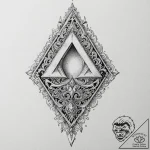 The triforce (from the legend of zelda), tatt… – tattoo sketch (№1752287176_0, 12.07.2025 02:26) — tattoovalue.net