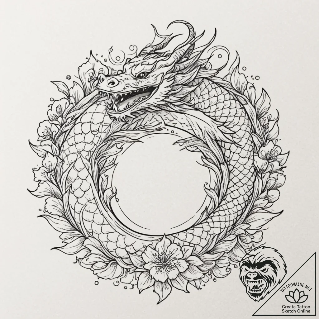 Quartz helm devouring celestial bloom, artist... - tattoo sketch (№1752288181_0, 12.07.2025 02:43) — tattoovalue.net