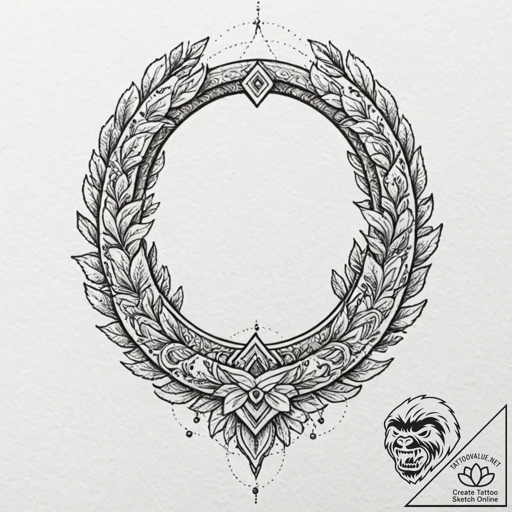 Horseshoe, tattoo flash sheet design, dotwork... - tattoo sketch (№1752289188_0, 12.07.2025 02:59) — tattoovalue.net