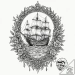 Gilded cage with its door wide open, tattoo f… – tattoo sketch (№1752293123_0, 12.07.2025 04:05) — tattoovalue.net