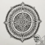 Antique clock with exposed gears, tattoo line… – tattoo sketch (№1752297970_0, 12.07.2025 05:26) — tattoovalue.net