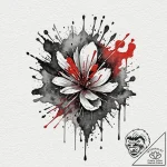 Blood type, tattoo flash sheet design, minima… – tattoo sketch (№1752299059_0, 12.07.2025 05:44) — tattoovalue.net