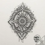 Zircon blade beneath spectral rift, artistic… – tattoo sketch (№1752299228_0, 12.07.2025 05:47) — tattoovalue.net