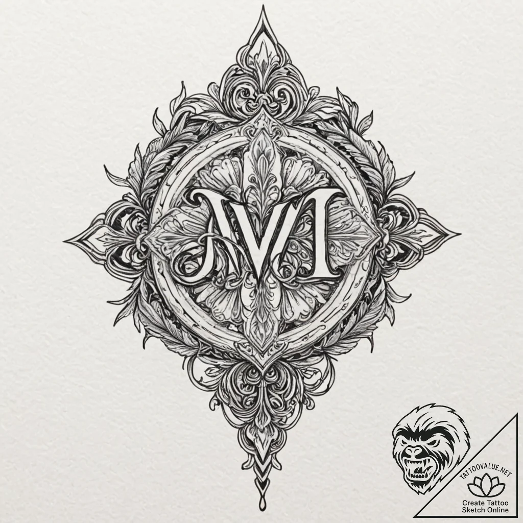 Victory (symbol), ink illustration for tattoo... - tattoo sketch (№1752300907_0, 12.07.2025 06:15) — tattoovalue.net