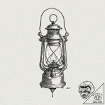 Firefly captured in an ornate, miniature lant… – tattoo sketch (№1752301917_0, 12.07.2025 06:31) — tattoovalue.net