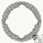 Enso circle drawn with a single brush of fire… – tattoo sketch (№1752305350_0, 12.07.2025 07:29) — tattoovalue.net