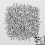 Labyrinth made of circuit boards and heatsink… – tattoo sketch (№1752307024_0, 12.07.2025 07:57) — tattoovalue.net