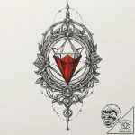 Ring pop candy, jeweled, tattoo sketch design… – tattoo sketch (№1752307193_0, 12.07.2025 07:59) — tattoovalue.net
