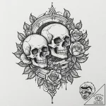 Vinyl record, black and glossy, tattoo sketch… – tattoo sketch (№1752308965_0, 12.07.2025 08:29) — tattoovalue.net