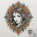Veil talon tearing through shadows, tattoo li… – tattoo sketch (№1752310066_0, 12.07.2025 08:47) — tattoovalue.net