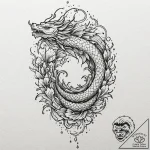 Graffiti spray paint can, dripping neon color… – tattoo sketch (№1752311576_0, 12.07.2025 09:12) — tattoovalue.net