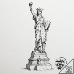Motherland (statue) – tattoo sketch (№1752313672_0, 12.07.2025 09:47) — tattoovalue.net