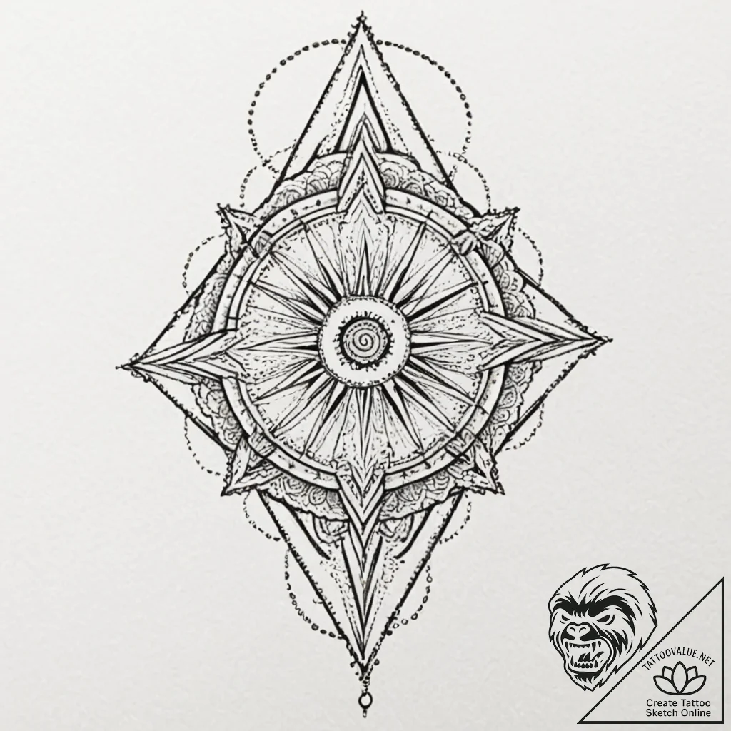 Locked blade frozen in time, tattoo sketch de... - tattoo sketch (№1752315172_0, 12.07.2025 10:12) — tattoovalue.net