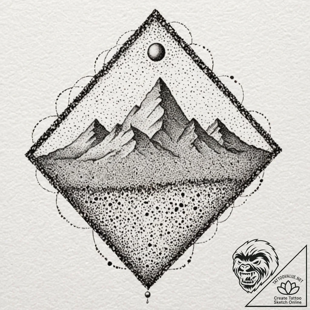 Seismograph drawing of an earthquake, but the... - tattoo sketch (№1752317766_0, 12.07.2025 10:56) — tattoovalue.net