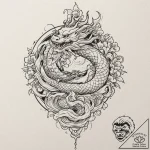 Key crowned in spectral light, tattoo sketch… – tattoo sketch (№1752323202_0, 12.07.2025 12:26) — tattoovalue.net