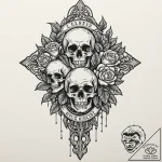 Mirror talon gripping relic, tattoo flash she… – tattoo sketch (№1752325375_0, 12.07.2025 13:02) — tattoovalue.net