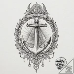 M, ink illustration for tattoo, soft whip sha… – tattoo sketch (№1752326789_0, 12.07.2025 13:26) — tattoovalue.net