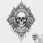 Engine order telegraph from a ship, set to “f… – tattoo sketch (№1752327961_0, 12.07.2025 13:46) — tattoovalue.net