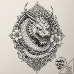 Pike embedded in ancient helm, tattoo sketch… – tattoo sketch (№1752328964_0, 12.07.2025 14:02) — tattoovalue.net