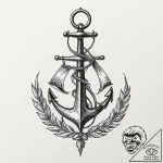 Needle talon grasping relic, artistic tattoo… – tattoo sketch (№1752329801_0, 12.07.2025 14:16) — tattoovalue.net