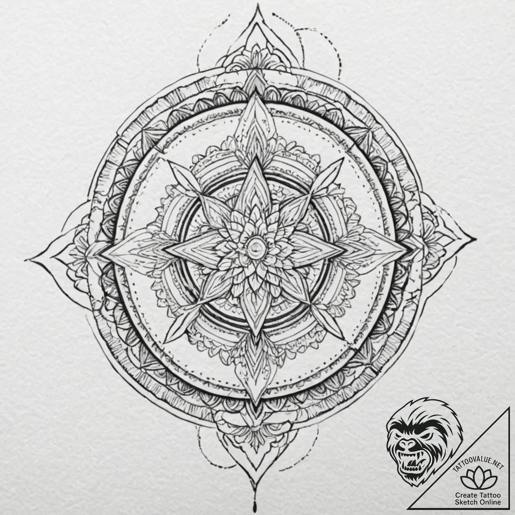 Katana cutting through spectral mist, artisti... - tattoo sketch (№1752330387_0, 12.07.2025 14:26) — tattoovalue.net
