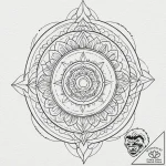 Portal to another dimension, tattoo line art,… – tattoo sketch (№1752330888_0, 12.07.2025 14:34) — tattoovalue.net