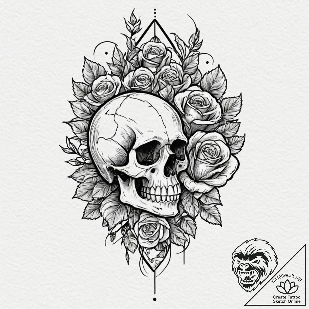 Atomic raven with glitch effect, artistic tat... - tattoo sketch (№1752332233_0, 12.07.2025 14:57) — tattoovalue.net