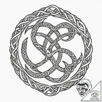 A celtic triskelion (is there, but can be mad… – tattoo sketch (№1752332567_0, 12.07.2025 15:02) — tattoovalue.net