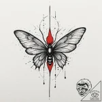 H, tattoo flash sheet design, minimalist appr… – tattoo sketch (№1752334882_0, 12.07.2025 15:41) — tattoovalue.net