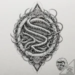 Abyssal gate devouring light, tattoo sketch d… – tattoo sketch (№1752335820_0, 12.07.2025 15:57) — tattoovalue.net