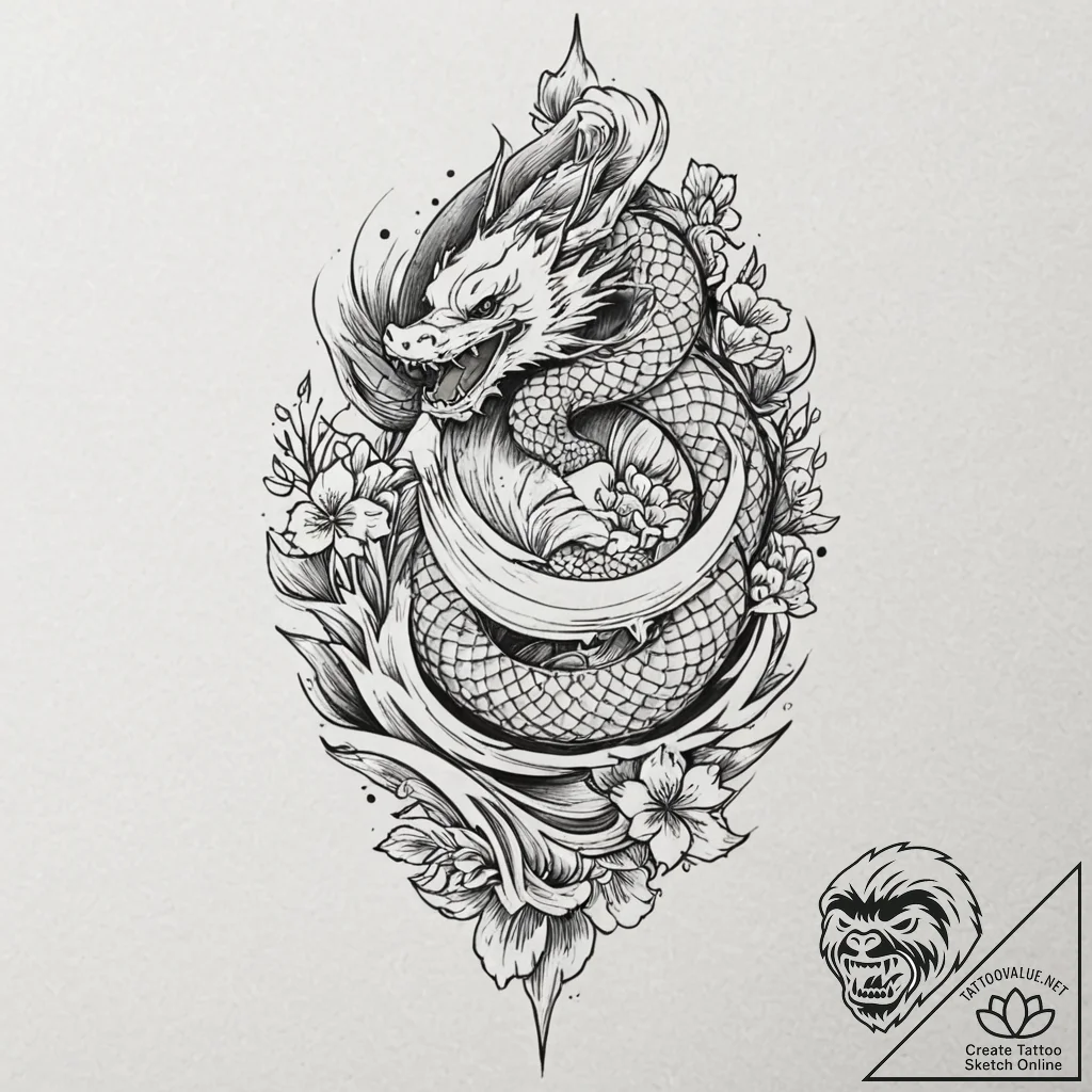 Knife held by spectral hand, tattoo drawing o... - tattoo sketch (№1752337870_0, 12.07.2025 16:31) — tattoovalue.net