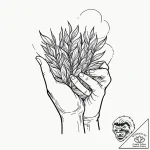Tattoo sketch, yielding harvest, data seeds,… – tattoo sketch (№1752341331_0, 12.07.2025 17:28) — tattoovalue.net