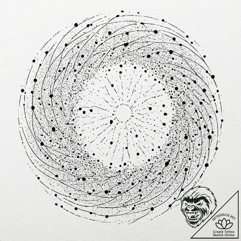 Tattoo sketch, whispering winds, data carrier... - tattoo sketch (№1752341669_0, 12.07.2025 17:34) — tattoovalue.net