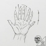 Tattoo sketch, hand of destiny, rewriting cod… – tattoo sketch (№1752343094_0, 12.07.2025 17:58) — tattoovalue.net