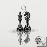Tattoo sketch, obsidian chess piece, reflecte… – tattoo sketch (№1752346803_0, 12.07.2025 19:00) — tattoovalue.net
